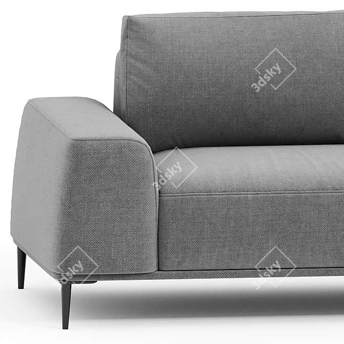 Luxury Eichholtz 2-Seater Sofa 3D model image 2