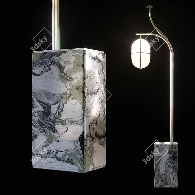 Luxury Mollien Floor Lamp 3D model image 3