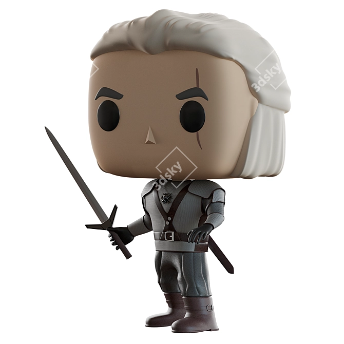 Witcher Geralt Funko Pop Figure 3D model image 3