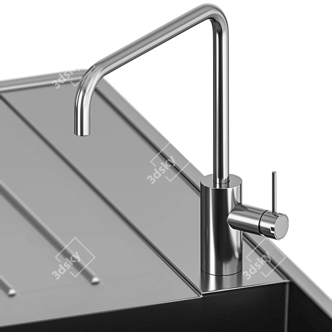 Kitchen Sink Set Bundle (5pcs) 3D model image 4