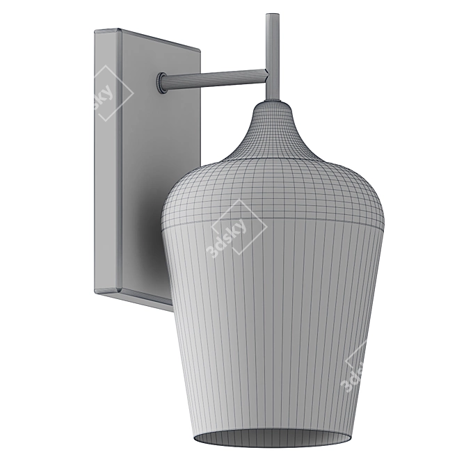 Keener Arm Sconce - 24cm 3D model image 4