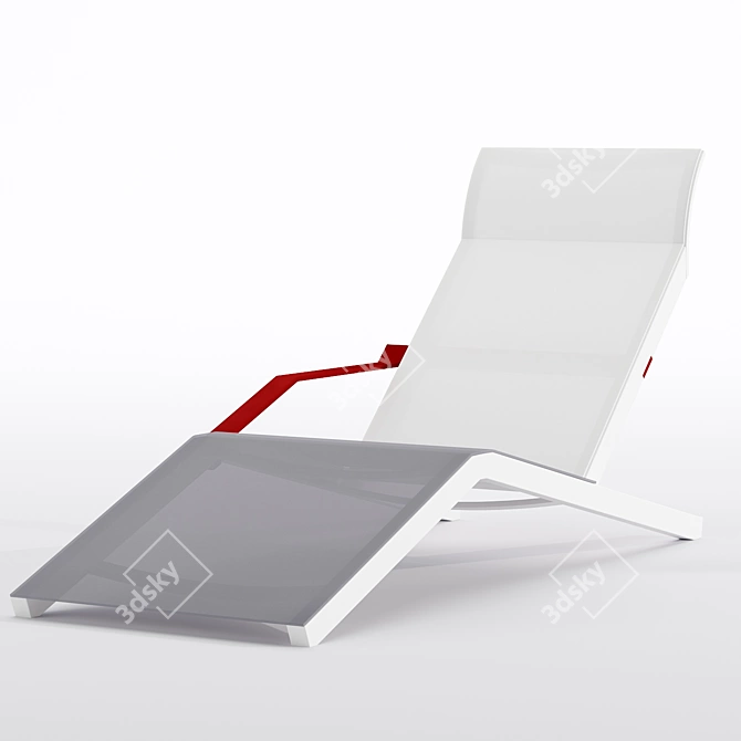 Elegant Alva Deckchair by EGOE 3D model image 2