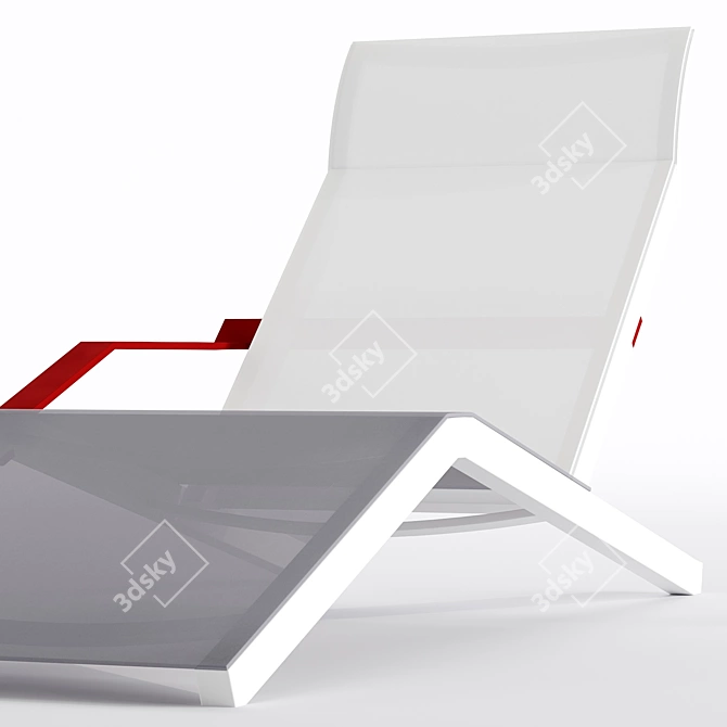 Elegant Alva Deckchair by EGOE 3D model image 3