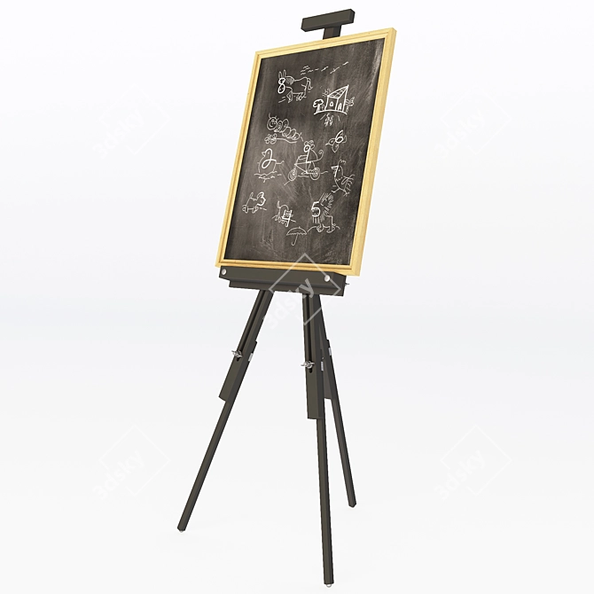 Chalkboard Texture Creation Kit 3D model image 3