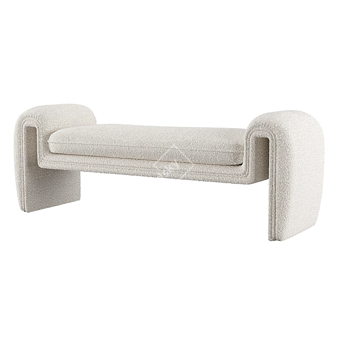 Eichholtz Tondo Bench: Modern Elegance 3D model image 2