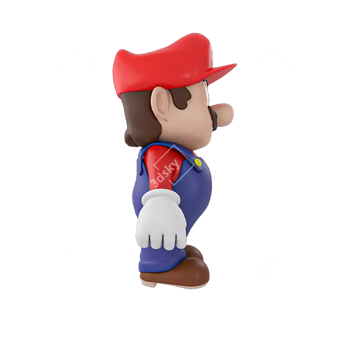 Mario 3D Figure Model 3D model image 3