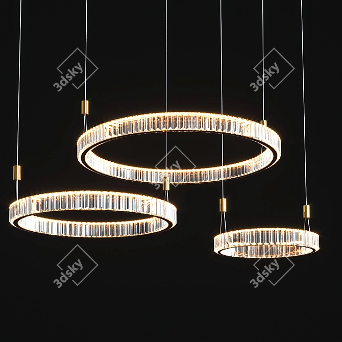 Elegant Bertolda Lighting Collection 3D model image 2