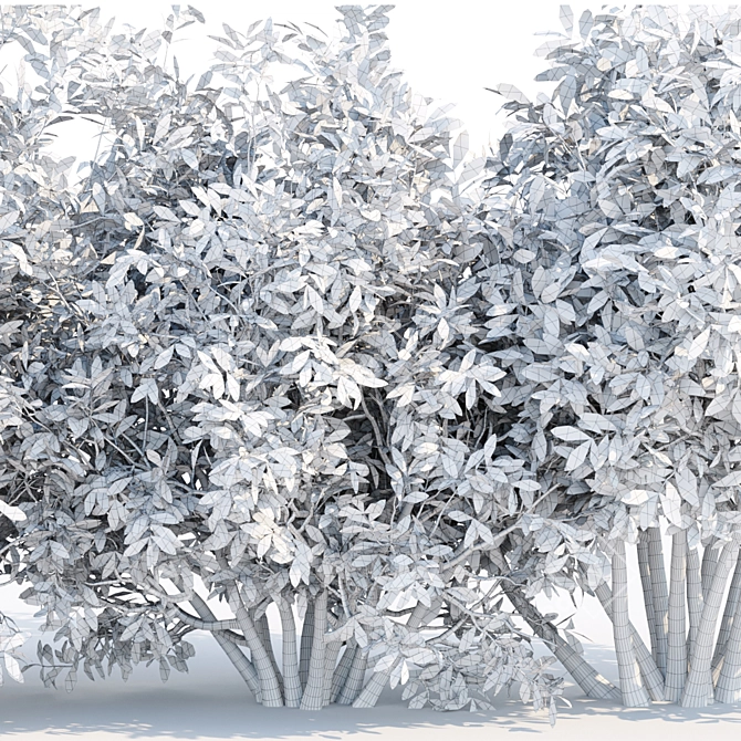 Bushes #4 Volume 110 Collection 3D model image 7