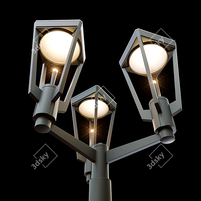 Ashbery Area Light 03: Industrial-inspired Illumination 3D model image 7