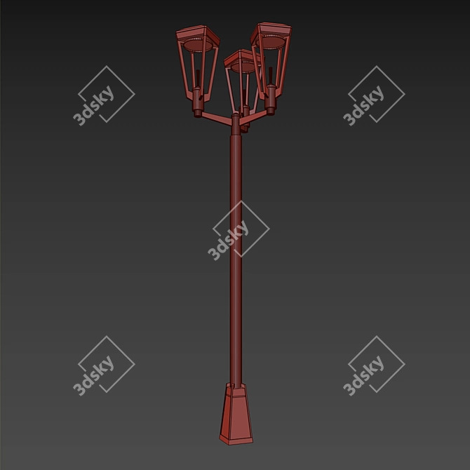 Ashbery Area Light 03: Industrial-inspired Illumination 3D model image 8