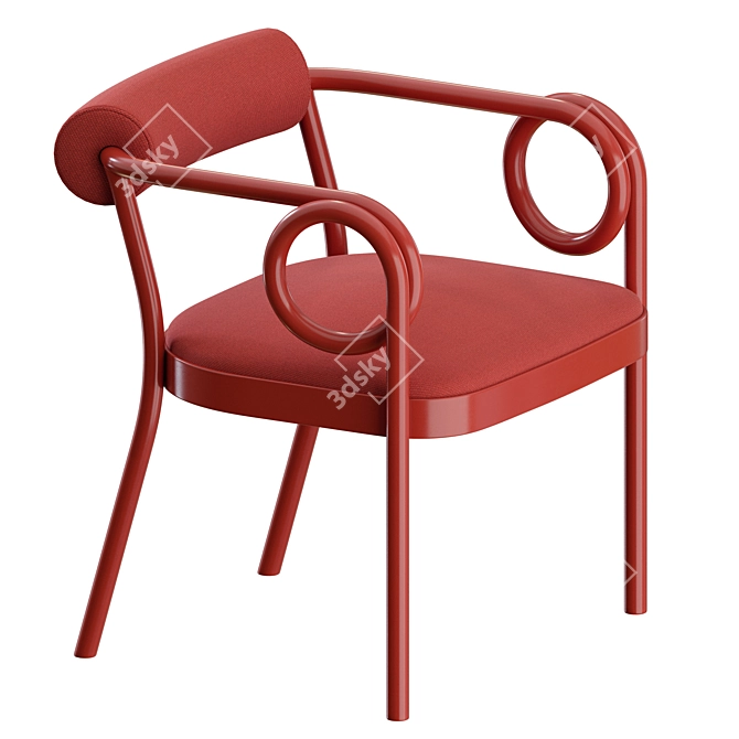 Modern Loop Chair by GTV 3D model image 5