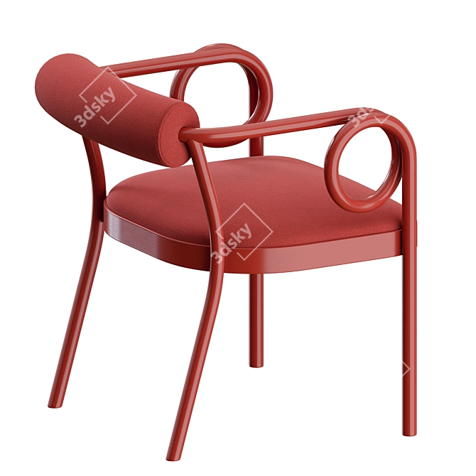 Modern Loop Chair by GTV 3D model image 6