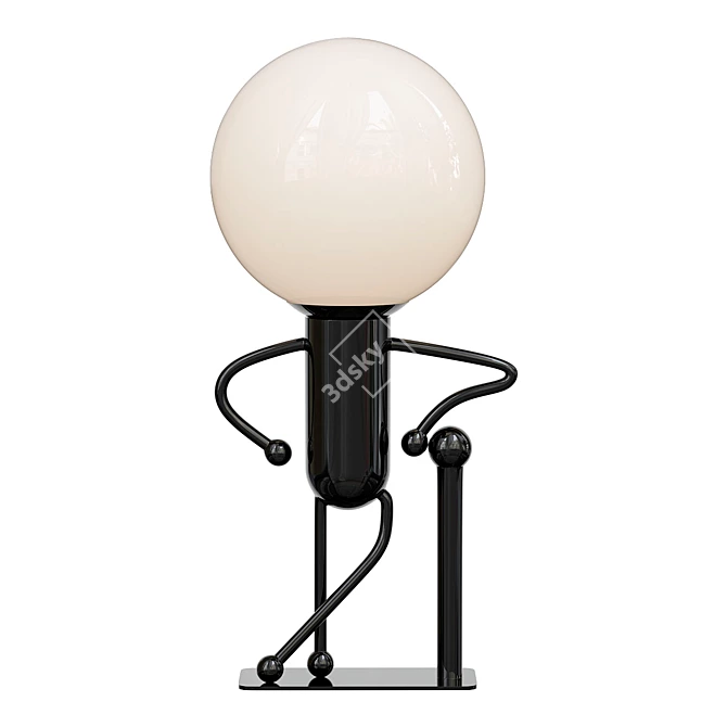 Modern Boy Table Lamp 3D model image 1