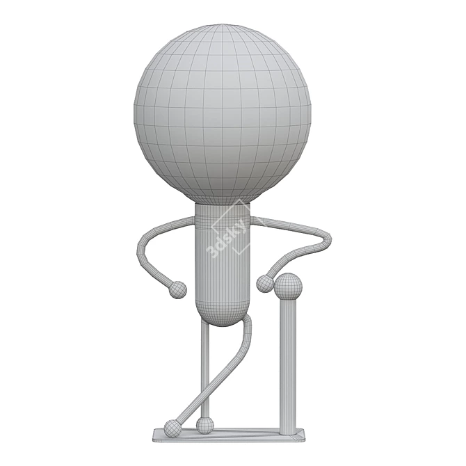 Modern Boy Table Lamp 3D model image 2