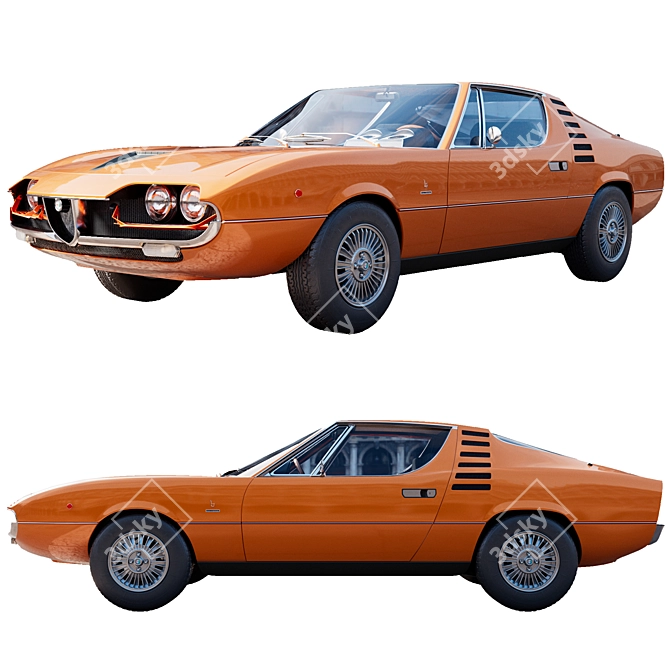 Alfa Romeo Montreal Diecast Model 3D model image 2