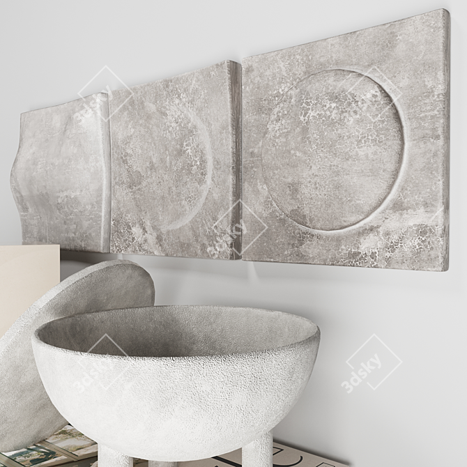 Modern Decor Set 15 3D model image 6