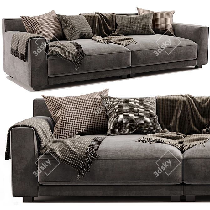 Jesse Daniel 2 Seater Sofa 3D model image 1