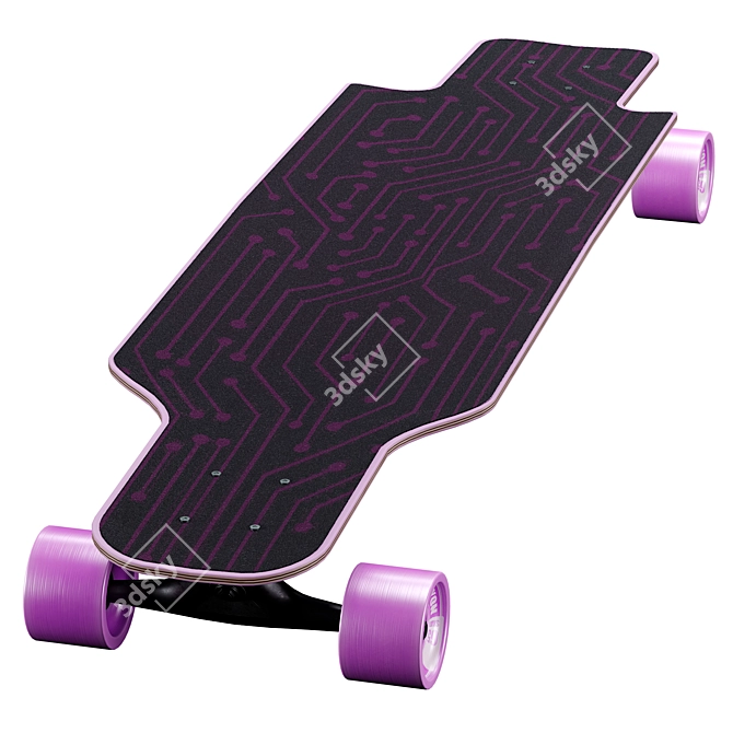 Ridex Canyon Longboard 3D Model 3D model image 5