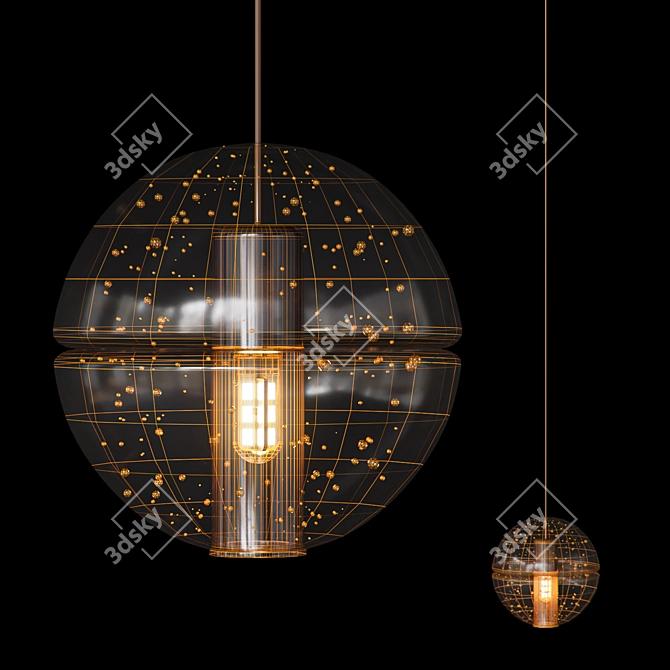 Bocci 14.1 Sphere Pendant Light 3D model image 2