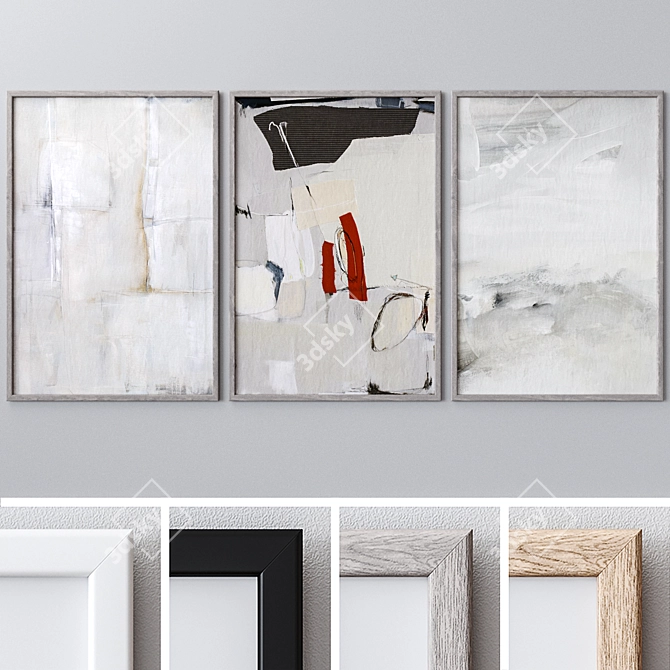 Large Wall Art Set Downloadable 3D model image 1