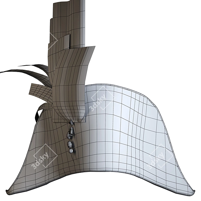 Detailed Pirate Hat 3D Model 3D model image 6