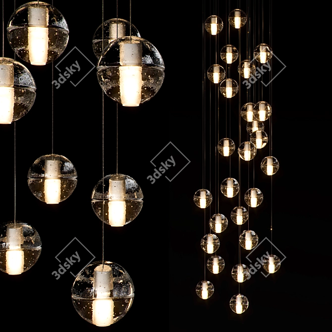 Bocci Lighting Sphere Pendant 3D model image 1