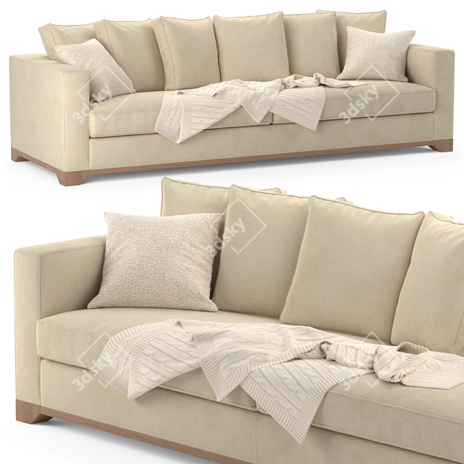 Sleek Comfort with Tosconova Lanai 3D model image 1