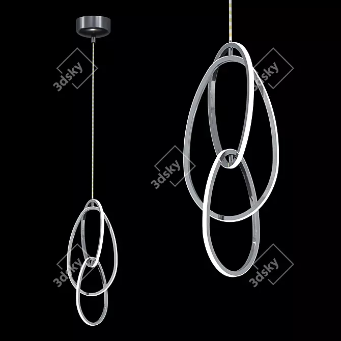 Odeon Light Space Pendant Light 3D model image 1