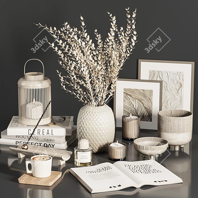 High-Quality Decor Set: Vray & Corona 3D model image 1