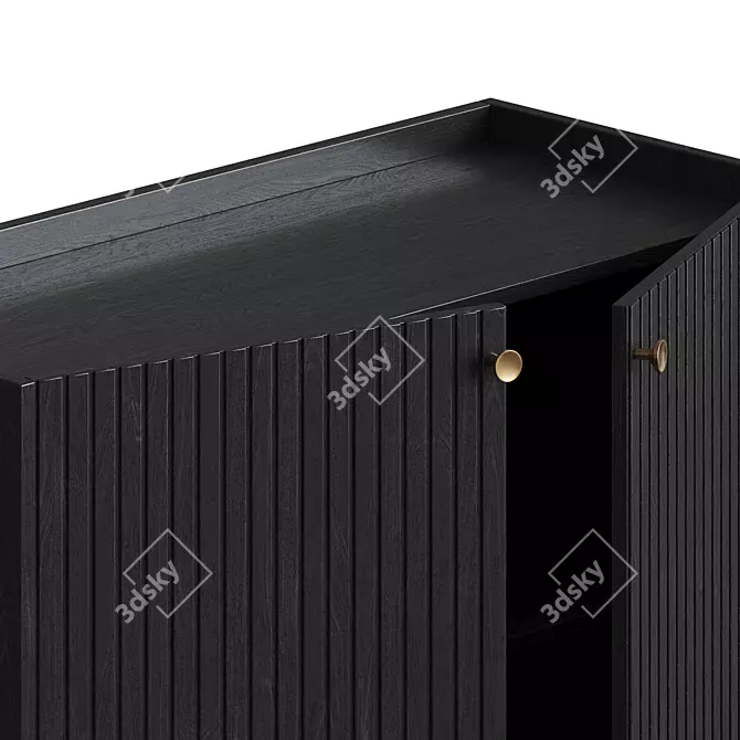  Black Acrylic Halifax Cabinet 3D model image 5