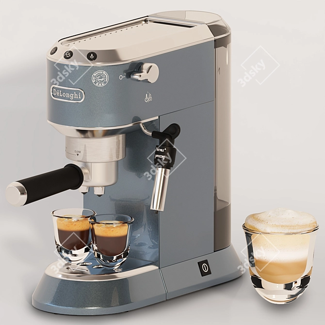 Sleek 2015 DeLonghi Coffee Machine 3D model image 5