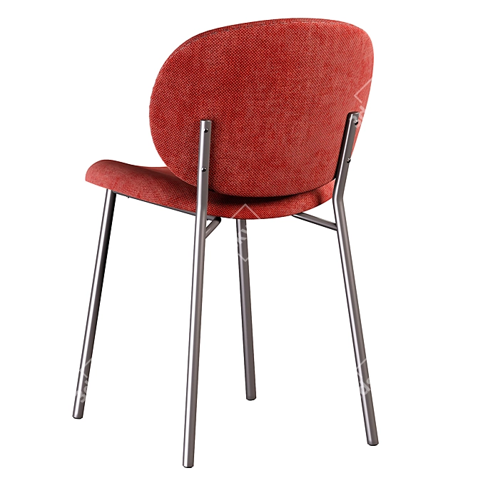 Stylish Ines Dining Chair 3D model image 3