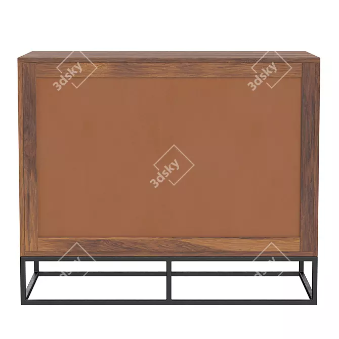 Krabi Loft Dresser with TS Wrapped Glass 3D model image 3