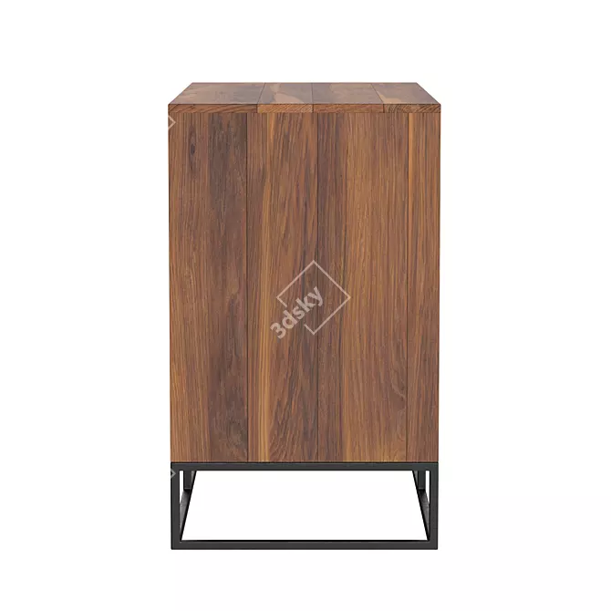 Krabi Loft Dresser with TS Wrapped Glass 3D model image 4