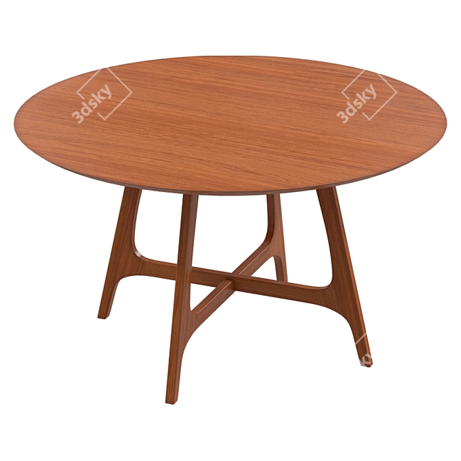 Round Larsen Dining Table 3D model image 2