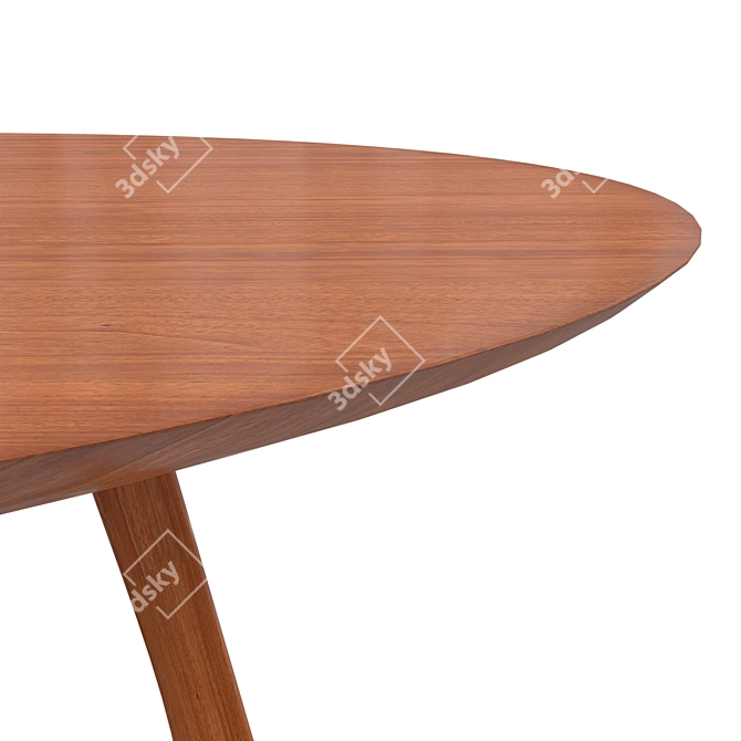 Round Larsen Dining Table 3D model image 3