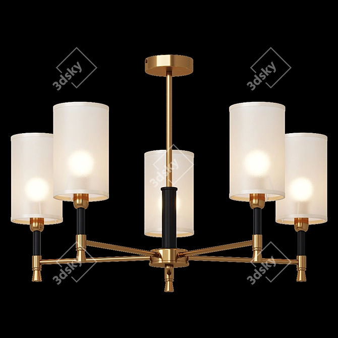 Evoluce Granze Ceiling Chandelier 3D model image 2