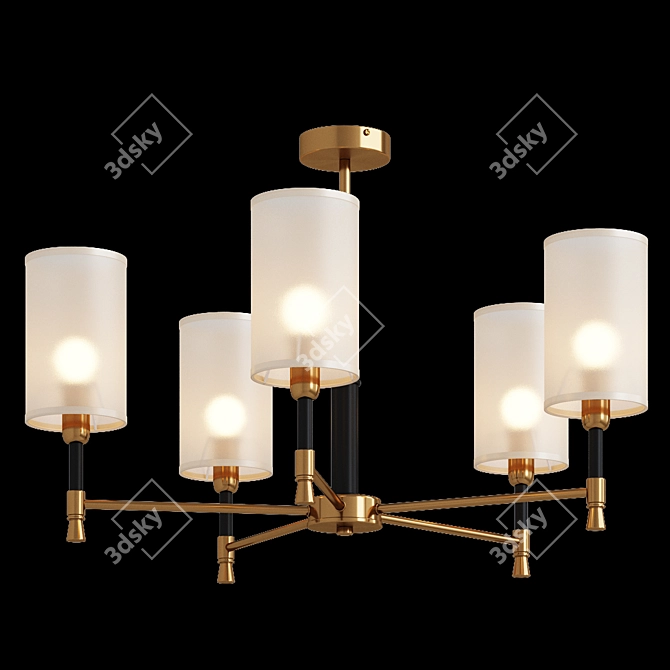 Evoluce Granze Ceiling Chandelier 3D model image 5