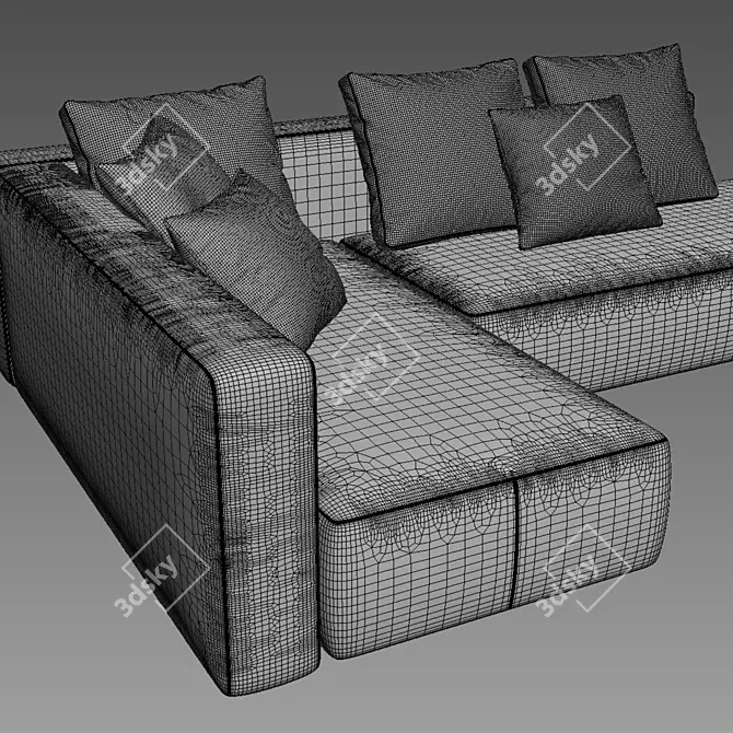 Roda Dandy Sofa Set 3D model image 8