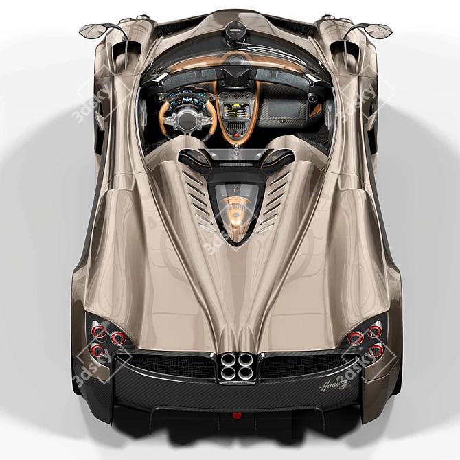 Detailed Pagani Huayra Model 3D model image 2