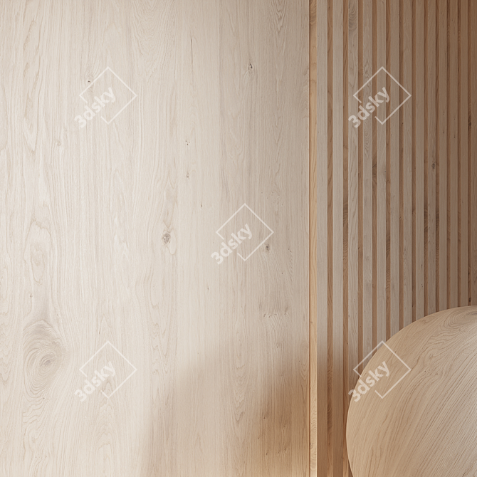 Seamless Wood Material Render Package 3D model image 7