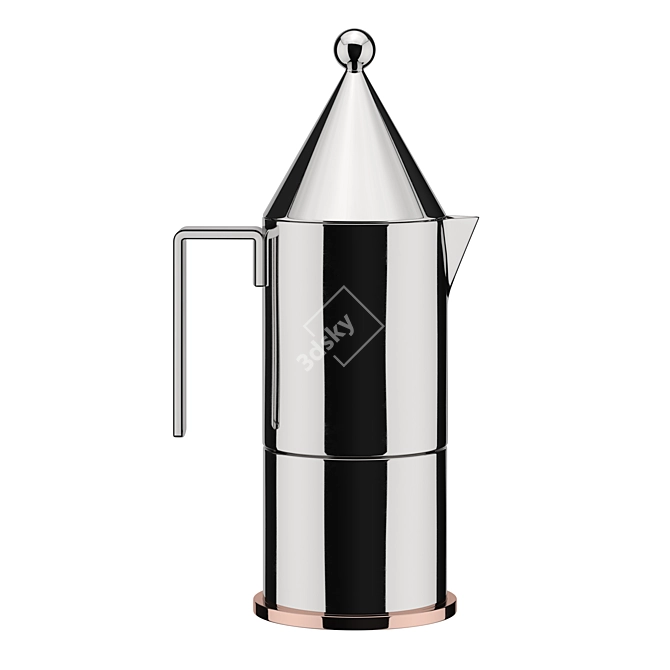 Alessi Conica Espresso Maker 3D 3D model image 2