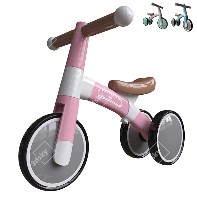 Hape Balance Bike for Toddlers 3D model image 2