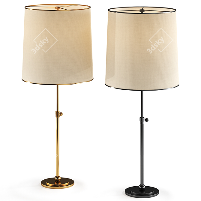 Elegant Visual Comfort Table Lamp 3D model image 2