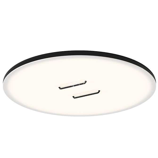 Modern Button Ceiling Lamp - Vray/Corona 3D model image 2