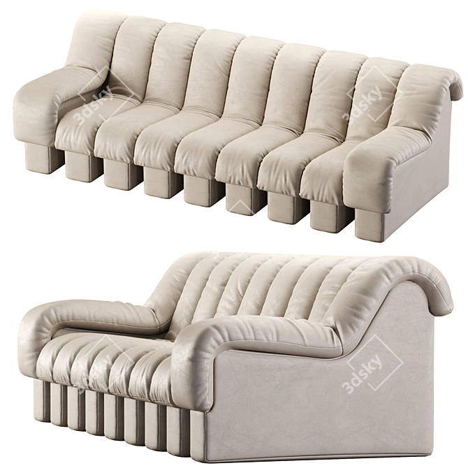 Modular Sofa Ds-600, 2013 Version 3D model image 4