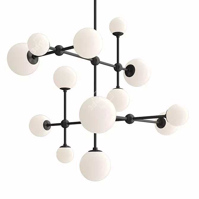 Elegance Illuminated: Sabon Pendant Light 3D model image 1