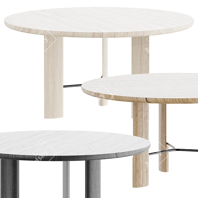 Delcourt Design HUB Round Table 3D model image 2