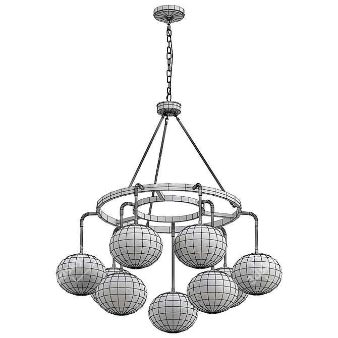 Elegant Chelsea Chandelier V-Ray 3.x 3D model image 2