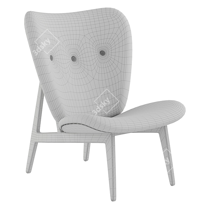 Modern Designer Elephant Chair Furnishing 3D model image 5